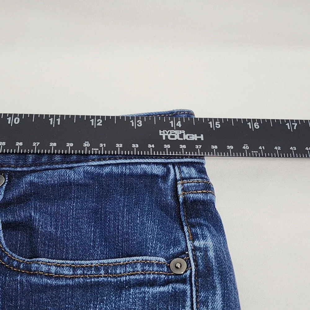 Banana Republic‎ Mens Slim Straight Jeans 30x32 Dark Wash Stretch Cotton Spandex